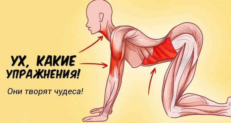 7 упражнений, которые творят чудеса с женским организмом