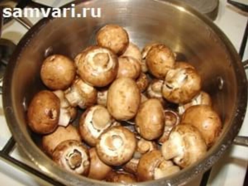 Шашлык из грибов шампиньонов: Восемь лучших рецептов