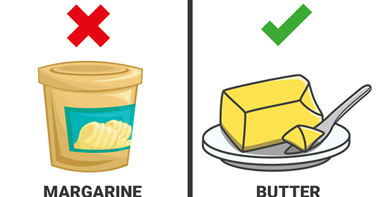 5 различий между маслом и маргарином (то, о чем люди не знают)