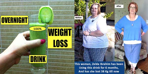 Потеряйте 10 кг жира в всего за 15 дней с этим ночным напитком для потери веса - работает 100%