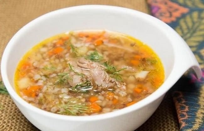 Диетический гречневый суп с курицей для худеющих!