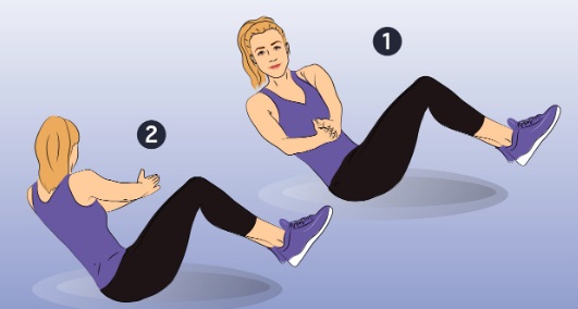 7 упражнений для укрепления мышц живота и сжигания жира