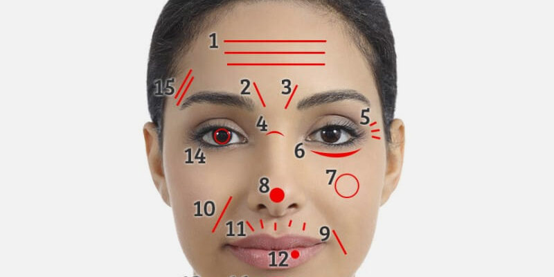 Вот что означают морщины и пятна в этих местах на лице