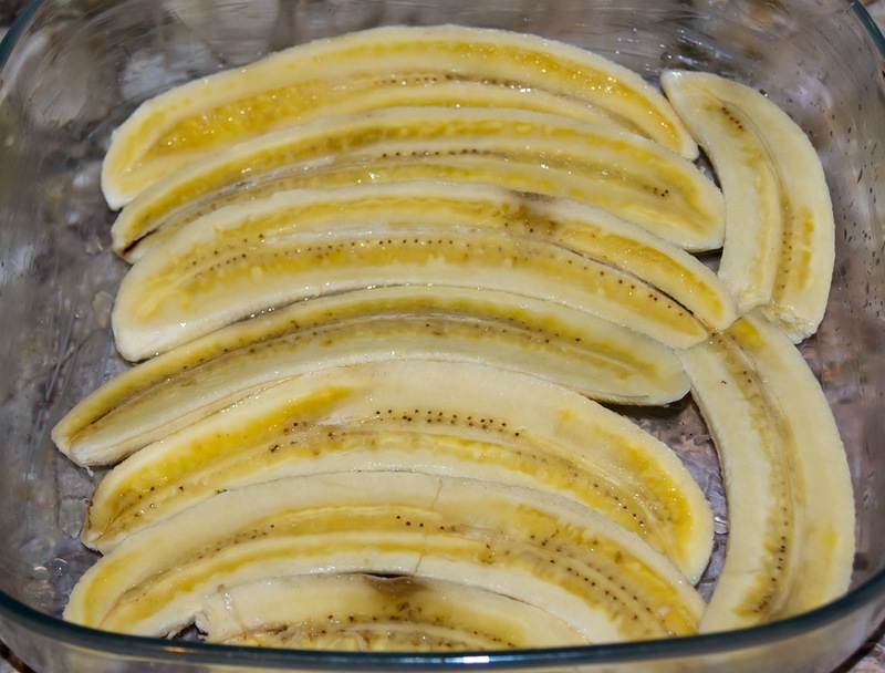 Запечённые бананы с творогом. Худеем вкусно!